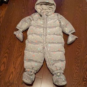 NWT Gap one piece girls snowsuit